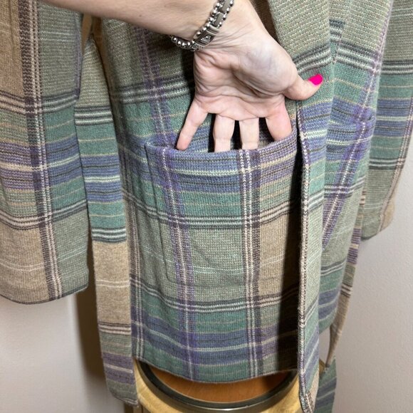 Polo Ralph Lauren Wool Shawl Collar Coatigan Womens Size XL Sweater Coat Pockets - Picture 6 of 12